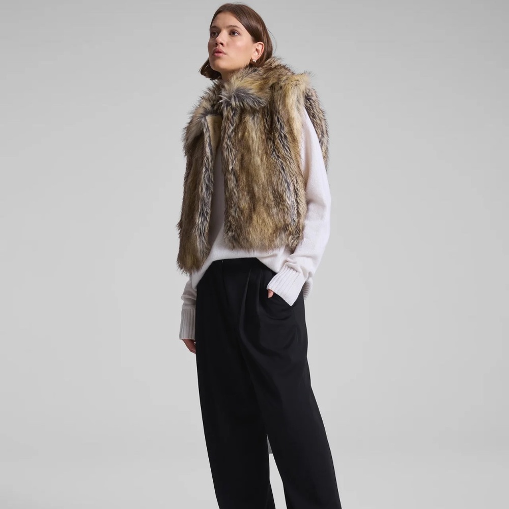 A.L.C. Naya Faux Fur Vest